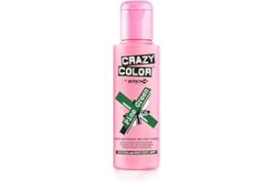 Crazy Color Hair Dye Renbow Crazy Color No.46 Pine Green Semi-Permanent Cream 100ml