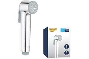 GROHE Vitalio Trigger Spray 30 - Hand Shower with Trigger Control (Easy Clean Anti-Limescale System, Universal Mounting System, Min. Recommended Pressure 1.0 bar), Chrome, 26351000
