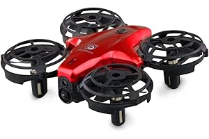 Amewi 25324 Sparrow mini dron z czujnikami sterowania, czerwony