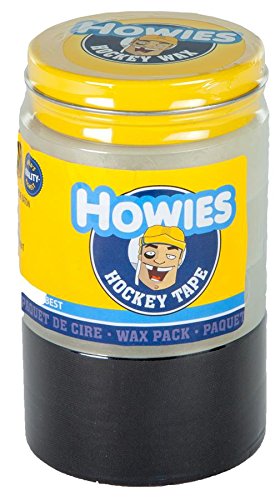 Howies Hockey Tape - Cinta de Cera para Hockey, 3 Transparentes, 2 Negras, 1 Cera
