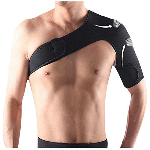 Lalawow Professioneller Verstellbarer Schulterschutz Schulterpolster Shoulder Pad Shoulder Protection für Fußball Badminton Basketball Baseball - 3