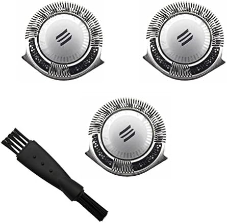 DoBaTo 3 x Replacement Shaving Head Compatible for Philips HQ8 Series PT720, Dual-Precision Dual Blade System Shaver Blade with 1 Cleaning Brush (3pcs)