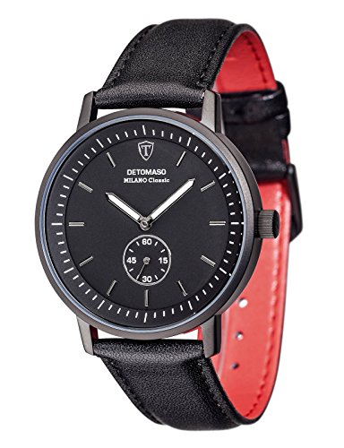 DETOMASO Herren-Armbanduhr MILANO CLASSIC Analog Quarz DT1072-F DETOMASO Herren-Armbanduhr MILANO CLASSIC Analog Quarz DT1072-F
