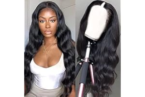 OXEYEGIRL V part wig perruques cheveux humains body wave wig human hair upgrade U part wig human hair no lace wear and go glueless wigs human hair 150% density perruque femme naturelle 22inch(55cm)