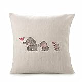 Material: Tejido de lino | Tamaño: 45cm * 45cm / 18 * 18 " | Tipo: Baratos Funda de almohada | Camino cerrado: cremallera |viene sin relleno,