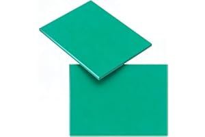 FLOWERUN 2 Stück A4 Linolplatte Gummi für Schnitzerei, Weiche Schneideplatte für Linoldruck DIY Stempel Schnitzen, Gummiplatte für Kinder Erwachsene Kunstunterricht Basteln (Grün)