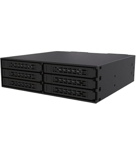 ICY BOX IB-2281MSK 8-fach Backplane für 8x 2,5 Zoll HDD/SSD in 2x 5,25