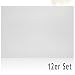 Produktbild matches21 Tischset Platzset BORDA Platzmatten 12er Set perlmutt silber-weiß gewebt aus Kunststoff 46x33 cm abwaschbar