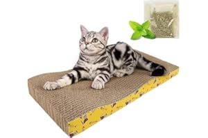 AIFUSI Cat Scratching Mat, Cat Scratching Mats, For Indoor Cats Grinding Claws, Reversible Corrugated Cat Scratching Pads, Durable Non-Slip Cat Scratching Post (Wavy)