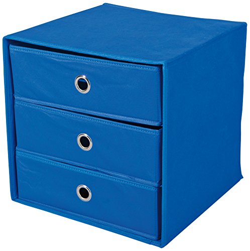 Inter Link Lolly A1 cajón Textil, Polipropileno, Azul, 32 x 32 x 31 cm, sintió, 32 x 32 x 32H cm