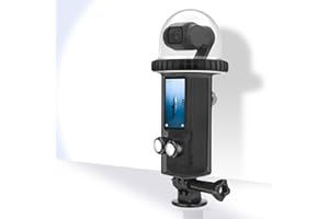 HAFOKO 40M (131ft) Osmo Pocket 3 Underwater Dive Case Housing Protective Housing Shell compatible for DJI Osmo Pocket 3 Waterproof Accessories-Black