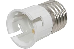 UKD 1 Pcs E27 à B22 Lampe Ampoule Socket Convertisseur Adaptateur, Adaptateur Extender Titulaire Économie D'énergie Lampe Socket Convertisseur Nouveau Lancé et Populaire Professional Processed Blanc