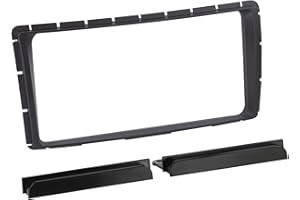 ACV Carmedio – Radio DIN Façade d'autoradio pour Toyota Hilux Visage Laver, Noir