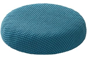 eexuujkl Round Cushion Stool Covers For Comfortable Seating Removable Machine Washable Cover Polyester Stool Cushions Seat Covers, black green
