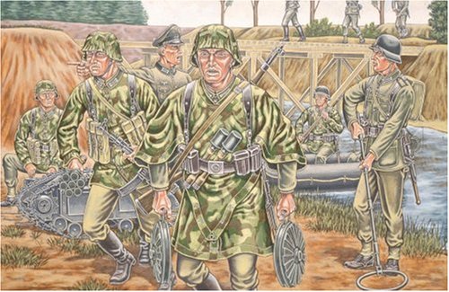 Preisvergleich Produktbild Revell Modellbausatz 02508 - Deutsche Pioniere, WWII (Figurensatz) im Maßstab 1:72