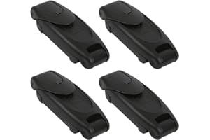 CJQRL 4 Pezzi Clip Ferma Cintura Di Sicurezza, Clip Cinture Sicurezza Auto Universali Blocca Cinture Sicurezza Auto Regolabile Regolatore Della Cintura di Sicurezza per Cinture di Sicurezza