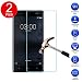 Produktbild MaxKu Nokia 3 Schutzfolie, [2 Stück] Glasfolie Hartglas 9H Hardness Panzerglas Displayschutz Anti-Kratz Displayschutz für Nokia 3