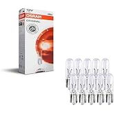 Osram 12v T5 1.2w Dipsiz G&ouml;sterge Ampul&uuml; 10 Adet Orjinal 2721 10x