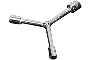 MIGIFTDY Radkreuz, Radkreuzschlüssel Drehmomentschlüssel Kreuzschlüssel für sicheren Radschlüssel für fast alle gängigen Autos für Radmuttern der Größen 10, 12, 14 mm