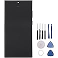 Screen Assembly for Galaxy S23 Ultra US Version, OLED Screen Replacement with Frame and Repair Tool, Digitizer Assembly, with Fingerprint Function