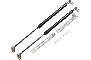 JINGLINGKJ JINGLING Ammortizzatori per cofano per T86 GT86 2012-2021 per BRZ Supporti di sollevamento per ammortizzatori a gas per cofano anteriore Modifica senza foratura (nero normale)