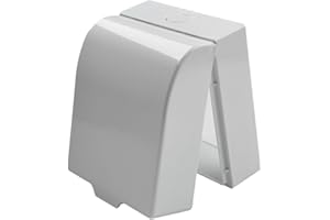 HpLive Couvercle de boîtier de prise de courant, autocollant épais de type 86 pour protection, interrupteur mural, plaque frontale (blanc)