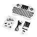 Price comparison product image 2.4GHz Mini Wireless Remote Keyboard with Touchpad Mouse for Android TV Box 3 Color LED Backlight Rechargable Li-ion Battery