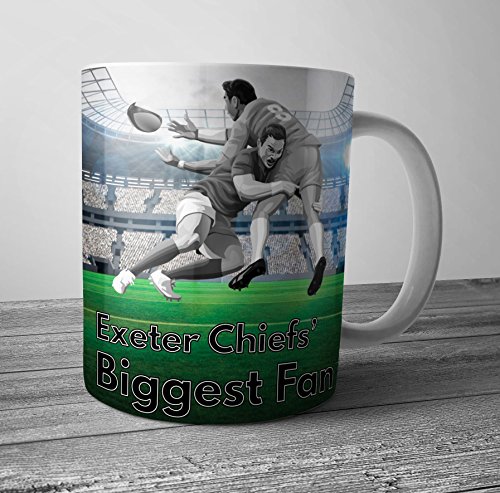 AK GiftshopExeter Chiefs Biggest Fan Rugby Mug/Cup