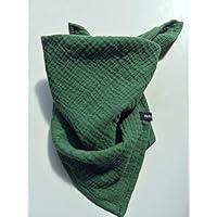 Herzensgut Musselintuch BIO für Babys Halstuch / Kleinkinder Grün