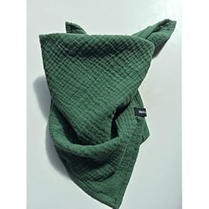 Herzensgut Musselintuch BIO für Babys Halstuch / Kleinkinder Grün