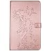 Produktbild SCSY-Halfter Für Samsung Galaxy Tab A 10.1 T580 T585C, Faltbare PU-Leder Flip Stand Case mit Karten-und Cash-Slots (Color : Rosegold)