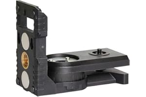 Huepar PV3 Supporto per Livella Laser, Base Girevole Magnetica Multifunzione, Staffa Regolabile a 180°, Laser Level Adapter con Filettatura maschio 1/4"-20, Filettatura Femmina 1/4"-20 e 5/8"-11