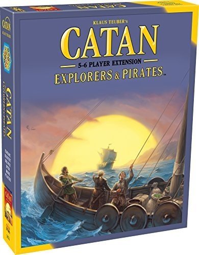 Mayfair Games MFG03076 - Brettspiele, Catan, Explorers und Pirates 5-6 Player Expansion