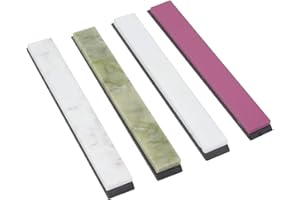 MOUMOU 4/Ensemble de couteau de pierre à aiguiser Pierre à aiguiser Oilstone taille-crayons avec base – 14,5 x 1,5 x 0,5 cm #3000#6000#8000#10000