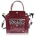 Hairdressing Designer Session Bag Mobile Hairdresser Barber Kit Holder in Burgundy Croc