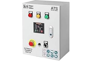 K&S KÖNNER&SÖHNEN Boitier ATS KS ATS 4/63HD (commutateur de transfert automatique) pour 230V et 400V, démarre/arrête automatiquement le générateur lorsque l’alimentation principale est coupée.