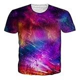 RAISEVERN Noria 3D Imprimió Camisetas Manga Corta Hombre Mujer Crew T-Shirt Funn