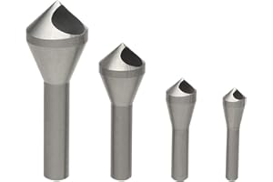 OCGIG 4tlg HHS(4241) Senker Countersink Kegelsenker Satz Titanium Beschichtet Entgratwerkzeug Set Metall Holz Bohrer