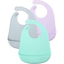 Bavoir De Noël Silicone Pour Bébé, Bavoirs Bébé Silicone
