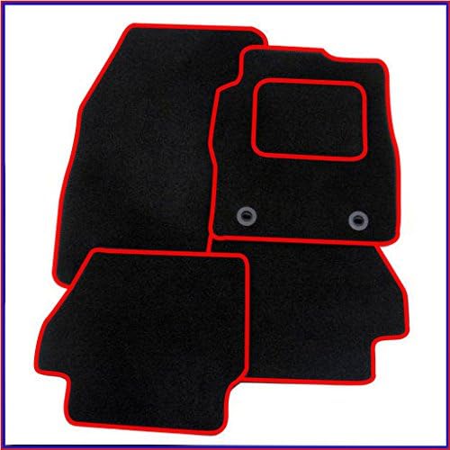 CIVIC 91-95 BLACK & RED TRIM TAILORED CAR MATS