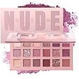 MF 18 Color Eyeshadow Palette With Mirror - Include Matte Shimmer & Glitter Blending, Natural Nudes Velvet