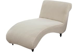 Meigeh Coprisdraio Senza braccioli Copri Chaise Longue Elasticizzato Fodera per Poltrona reclinabile da Soggiorno