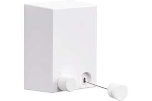 QUEERELELE Corde Linge Rétractable Tressée Corde linge extensible réglable Corde Séchoir à linge haute Invisible Corde à Linge Extensible pour balcon intérieur de salle Balcon bain résistant à l'usure Séchage