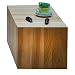 Produktbild Jan Kurtz Roll-it Hocker / Beistelltisch, eiche massiv geölt auf Gummirollen 80x40x35cm