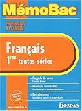 Image de MEMO PREPA. EXAM. FRANCAIS 1ERE    (Ancienne Edition)