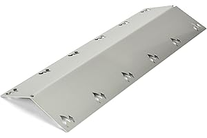 Grillrost.com Das Original Copertura del bruciatore in Acciaio Inossidabile - 395x150mm - Extra Forte 1,5mm - Si Adatta a Molte Griglie