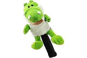 COLCOLO Peluche Golf Club Head Cover Couverture en Bois Pilote Couverture de Rechange de Rechange Sleeve Drôle pour Sac Para Golf Accessoires Sports de Plein AI
