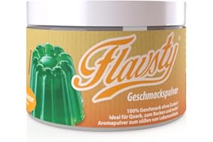 ‎FLAVSTY Flavsty® Geschmackspulver Waldmeister - Veganes Geschmackspulver ohne Zucker - Aromapulver - Flavorpowder