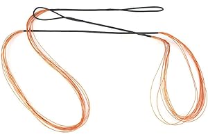 BOROCO Corde de Arc,51 Pouces Corde d’Arc de Recurve,Remplacement de Cordes d'arc,Cordes Arc Recourbé Traditionnel pour Sports de Plein Air