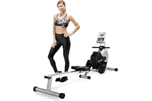Marcy RM413 Henley Foldable Magnetic Rowing Machine with 8 magnetic resistances